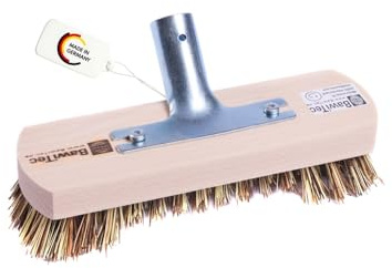 Schrubber 225mm mit Metall-Stielhalter Harte Borsten UnionMix ohne Stiel | Für Standard-Stiele 23-24mm, Ohne Stiel, Für Fliesen und Stein, Fußbodenschrubber