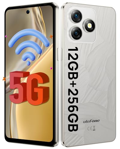 Ulefone Note 18 Ultra Smartphone 5G, 12GB+256GB/SD-2TB Android 13, 6.78 FHD+, Fotocamera 50MP+50MP+32MP Cellulare 5450mAh Batteria, Ricarica rapida da 18W Dual SIM Telefono NFC/GPS/OTG/Grigio