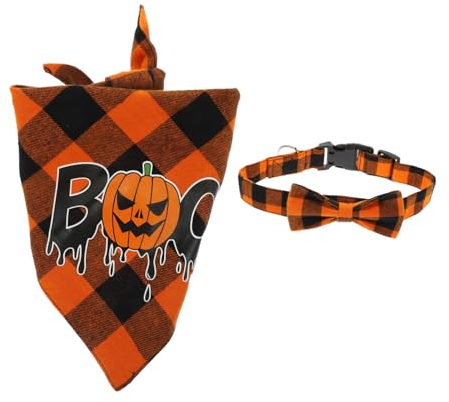 INOOMP 1satz Dekoratives Hundehalsband Halloween Strapazierfähiges Hundezubehör Elegantes Halstuch Für Kleine Hunde Für Kostümpartys Und Unvergessliche Fotosessions
