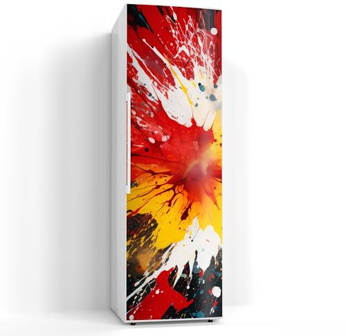 DEQORI Magnetfolie für Kühlschrank 60x190 cm | Motiv Brillante Galaxie | dekorative Magnetmatte Gefrierschrank Schutz | Magnet Deko-Folie selbstklebend, magnetisch & wasserabweisend