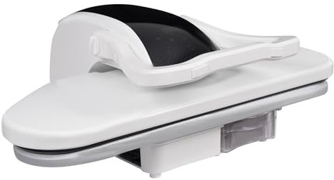 Pressa a vapore intelligente, 2200 W digitale con diverse impostazioni di tessuto, pressa a vapore con touch screen (bianco)