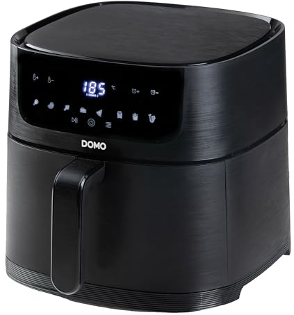 DOMO Deli-fryer DO539FR Varmluftsfritös med timer 6 l 1 500 W svart
