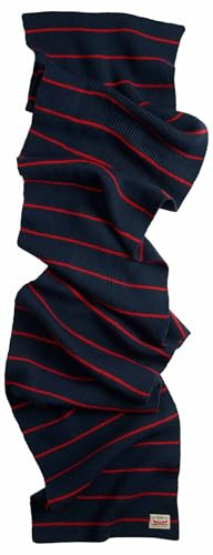 Levi's 004CZ-001 röd TAB MAINLINE 100Co stickad halsduk dam en storlek