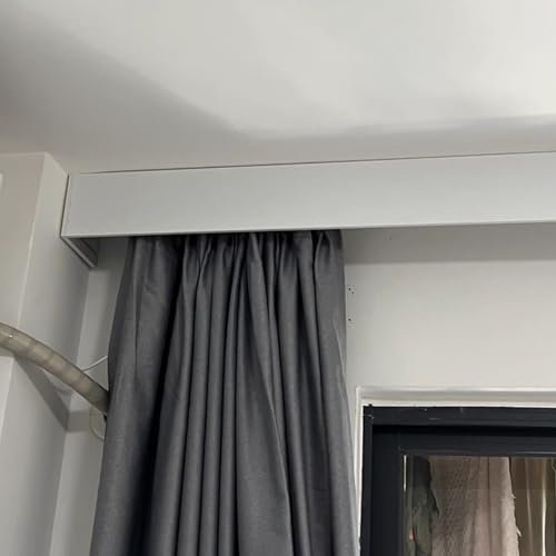 Generisch Länge anpassen Decken-/Wandmontage Vorhang Querbehang Panel Abdeckung für Rollos - 26ft