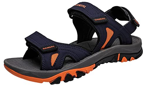 Sandales Homme Chaussons Pantoufle Chaussure Pieds Nus Chaussures Adaptées Pour Tendinite De Plage Cuir Trekking Claquette Taille 48 Mode Et Sport Hommes Marche Ete Sandals Babouche Scratch Été