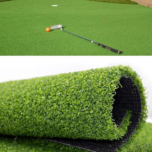 Golf-Trainingsmatte für den Hinterhof, Kunstrasen, Rasen, 3 m x 150 m, für Indoor-Outdoor-Training, synthetischer Kunstrasen für Baseball, Fußball, Fitnessstudio, Sport (Größe: 3,5 x 4,8 m)