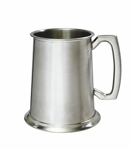 Wentworth Pewter - Matt Satin Finish 1 Pint tankard - Engraving Available (Satin Finish)
