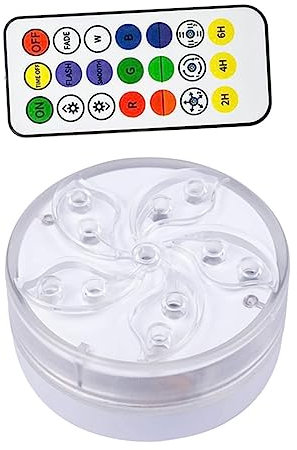 OSALADI Lampada Led Sottomarina Telecomando e Luce Per Acquari e Piscine Decorazioni Lampade Led