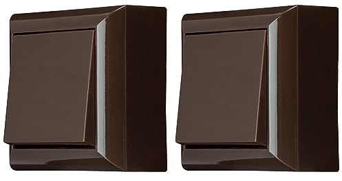 REV PlanoLuxe, Aufputz Aus- und Wechselschalter, braun (Packung mit 2)