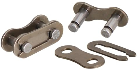 2 Stück Kettenverschlussglieder, Kettenschloss, 1/2“ x 1/8“, für Sport- und Tourenradketten für Singlespeed + Nabenschaltung