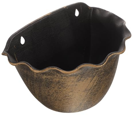 ORFOFE Plastiktopf Hängend Für Wand Blumenständer Aus Kunststoff Wandmontierter Blumentopf Für Innenbereich Sukkulenten-wandpflanzer Pflanztopf Zum Hängen Für Garten Und Balkon