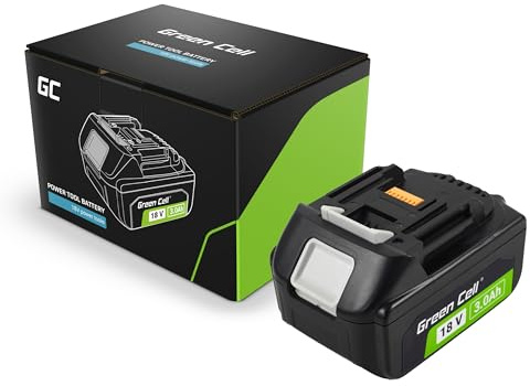 Green Cell Akku 18V 3Ah Li-Ion für Makita LXT Elektrowerkzeuge — Hochwertiger Ersatz, LED-Anzeige, Optimierte Leistung