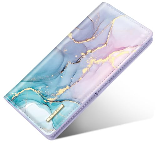 Simikol Wallet Women Slim Thin Bifold RFID Credit Card Holder Long Purse