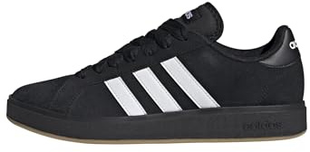 adidas herr Grand Court Base 00S Shoes, Core Black/Ftwr White/Gum 3, 44 2/3 EU