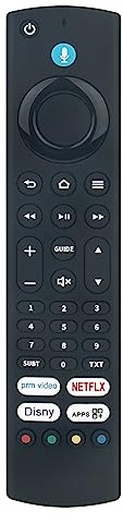 CT-8566 Télécommande vocale de Remplacement Compatible avec TCL 55CF630 | 50CF630 32SF540K 40SF540K 40S540K 32S540K 55CF630 50CF630 Toshiba TV 43UF3D63DAX 65UF3D63DAX 43UF3D63DA 50UF3D63DA