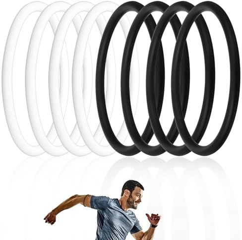 Xanthelle Patellasehnenbandage, 8 Piezas Rodillera, Soporte de Rodilla para Saltadores, Banda Patelar para Deportes