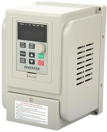 DEWIN Variador de Frecuencia Monofasico,2.2kW 220V AT1 Variador de Frecuencia para Motor Trifásico 2.2kW Motor 220VAC Monofásico,Entrada Monofásica,Salida Trifásica