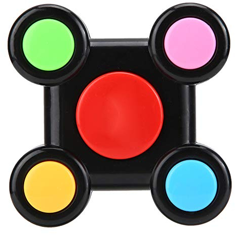 Gedächtnistrainingsspiel, Kinder Elektronisches Gedächtnisspiel Plastik Interaktion Intelligente Musik Licht Pädagogisches Denkaufgabe Gedächtnisspiel für Mädchen(Doppelte