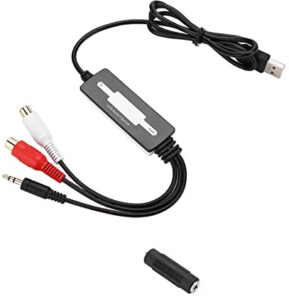 Capture Audio Adaptateur de Capture Audio Portable USB Convertir Les Cassettes de platines en MP3/WAV