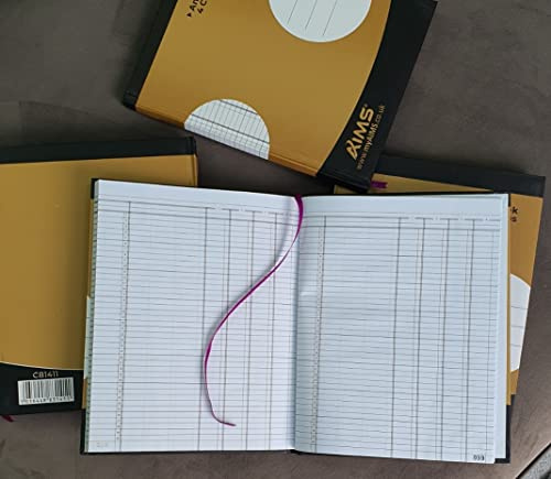 Cash Book 4 Column Column Across Accounting Ledger for Daily Records Bookkeeping, Home Office, Petty Cash Debit/Credit Use 100 Pages Hard Bounding Covering (Cashbook 4 Column)