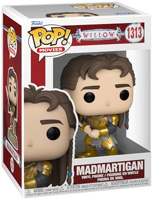 Funko Pop! Filmer. Willow – Madmartigan – Willow 1988 – vinyl samlarfigur – presentidé – officiella varor – leksaker för barn och vuxna – filmfans – modellfigur för samlare