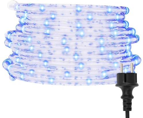 vidaXL Lichtschlauch 480 LEDs Lichterschlauch Lichterkette LED-Streifen Außen Innen Party Deko Weihnachtsbeleuchtung Weihnachtsdeko Kaltweiß 20m PVC