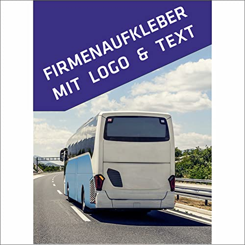 INDIGOS UG - Aufkleber selbst gestalten - 55x85 mm hoch - 1000 Stück - Aukleber Firmenlogo - Bild - Logo - personalisierte Geschenke - für Büro, Hotel, Firma - Veranstaltung - selber gestalten