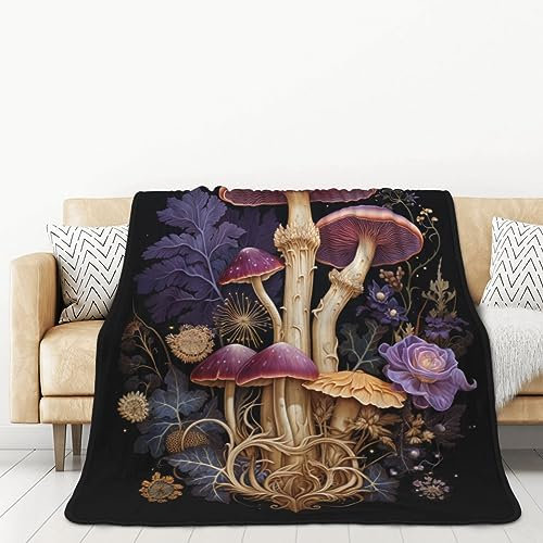 Doppelseitige Flanelldecke mit schwarzem Hintergrund für Autobetten und Nickerchen für Erwachsene, eine warme und gemütliche Decke (152,4 x 203,2 cm)
