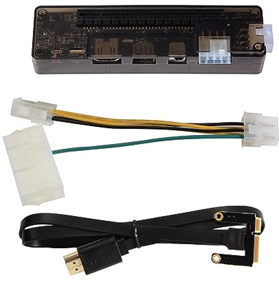 ziyuan 1Set Esterno Del Computer Portatile Scheda Grafica Dock Del Computer Portatile Docking Station Scheda Video Mini PCI-E di Plastica