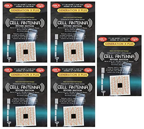 Autocollants de Signal de Téléphone Portable, Amplificateur d'antenne de Signal Améliorant Le Signal, PCB Léger Auto-adhésif 5 Pièces pour Ascenseurs pour Buzzers