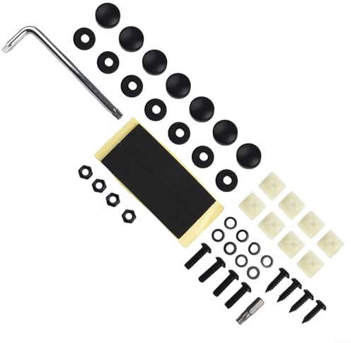 Kit di fissaggio per targa auto, massimizza la protezione automatica con viti in acciaio per targa