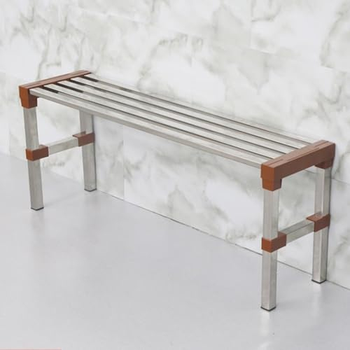 ILOOXI Metall-Pflanzenständer Pflanzenregal 55cm Hoch Blumenständer, Blumenregal Blumenbank, Für Drinnen Und Draußen, Zuhause, Garten, Terrasse(120 * 40cm/47 * 16in)