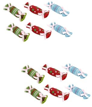 Kisangel 2 Sets Buntes Spielzeugset Mit Bonbonpunkten Für Cat Joy Interaktives Haustier-Teasing Teazys Haustier-süßigkeitenspielzeug Haustier-stoffspielzeug 6 Stück * 2
