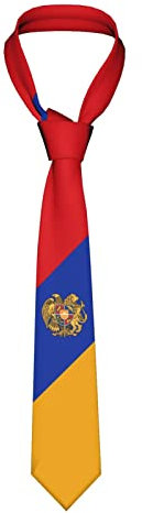 Herren Hochzeit Krawatten Armenien-Flagge Armenier, Krawattenschal Klassisch Männer Krawatten Formelle Herren Seidenkrawatte Für Party Festliche Hochzeit