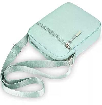 Veyarien Small Crossbody Phone Bags, Women's Cross-body Bags Small Mobile Phone Wallet Travel Passport Bag, Mini Shoulder Purse with Long Strap for Girls Women Ladies