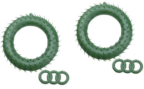 Gatuida 8stücke Kunststoff Kranzrahmen Für Weihnachtskränze Wreath Frames Für Dekorationen Für Bastelprojekte Im Innen Und Außenbereich