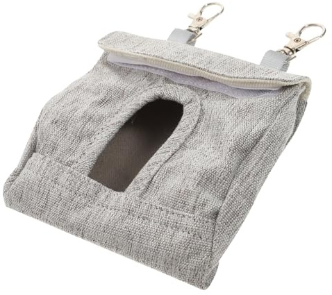 DOITOOL Bolsa Alimentación Heno para Cobayas y Conejos Pequeña Bolsa Colgante de Transpirable Comedero Reutilizable y Lavable para Jaulas de Animales Pequeños Capacidad Amplia y Resistente