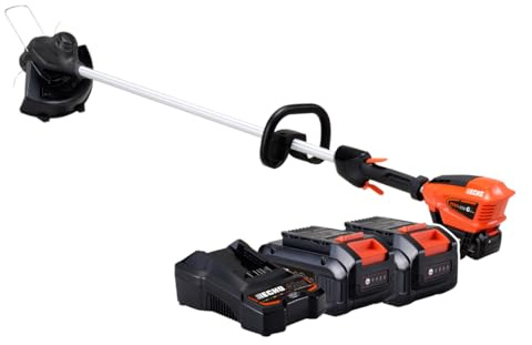 ECHO 40 V Akku-Motorsense DSRM-310 – inkl. 2X 2 Ah Akku & Ladegerät – ca. 28 – 51 Min Laufzeit – 40 V Akku-Freischneider – 30 cm Schneidkreis – Kabellos & Ergonomisch