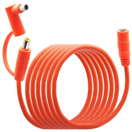 LANMINGLEL 14AWG DC 8 mm Verlängerungskabel, DC7909 Solarpanel-Stromkabel, Solar-Ladekabel Buchse auf Stecker mit DC8020-Netzteil, für Generatoren, tragbare Stromversorgung (2M)