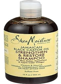 SHEA MOISTURE Jamaican Black Castor Oil Strengthen & Grow Shampoo, 384 ml