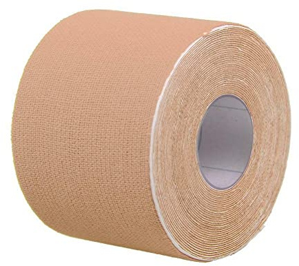 Skin Kinesiology Tape, Therapeutic Adhesive Kt Tape Roll - 5cm Waterproof Sports Strapping Tape - Ideal for Exercise, Sports and Injury