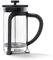 Tchibo Siebstempelkanne für manuelle Kaffeezubereitung, French Press aus hitzebeständigem Borosilikatglas, spülmaschinengeeignet, 800ml Fassungsvermögen für ca. 6 Tassen, Edelstahl, Schwarz