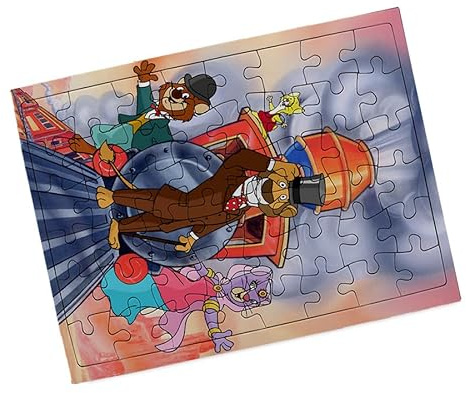 Puzzle PEQUEÑO 48 Piezas con Marco Serie Willy Fog Vuelta al Mundo en 80 dias Rompecabezas puzle para Adulto
