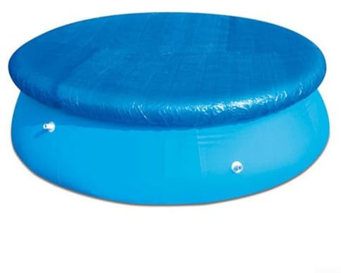 1 housse de protection de piscine ronde de 1,8 m, imperméable, avec cordon de serrage pour piscine familiale gonflable