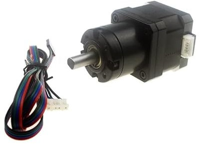 2-phase 4-wire Nema17 1.8 degree step angle Stepper electronic starter Ratio 19:1,27:1,50:1 Metal Planetary Gearbox for CNC milling machine(Gearbox Ratio 27)