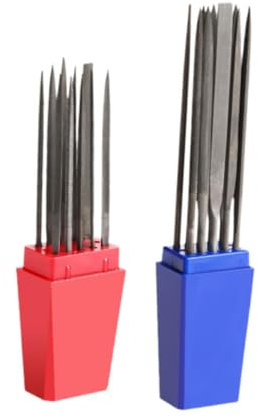 APLVFFZH 20x Schmuckfeilen-Set Metallfeilen-Box Kleines Feilen-Set Miniatur- und Modellfeilen für Hobby-Präzisionsarbeiten DIY-Glasbeschnitt