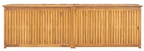 Kangmusi Gartenbox 175x50x55 cm Massivholz Teak, 318734