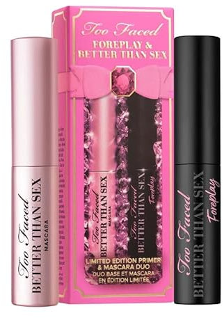 Too Faced Better Than Sex Volumizing Mascara & Foreplay Primer Travel Duo 2 x 4.8 g