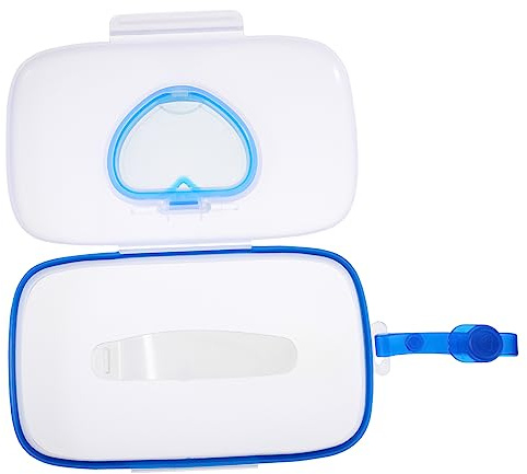Tragbare Feuchttücherbox für Babys, 1 Stück, Blau aus Pp