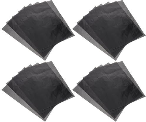 DIYEAH 50blätter Graphitpapier-transferpapier Transparentpapier Für Zeichen Musterübertragung Leinwand Zeichnung Künstler Beschriftung Metalloberflächen